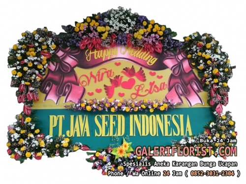 Bunga Papan Wedding Surabaya | PWSBY-05