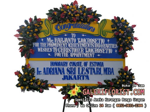 Bunga Papan Ucapan Selamat Gresik | PWGRS-04